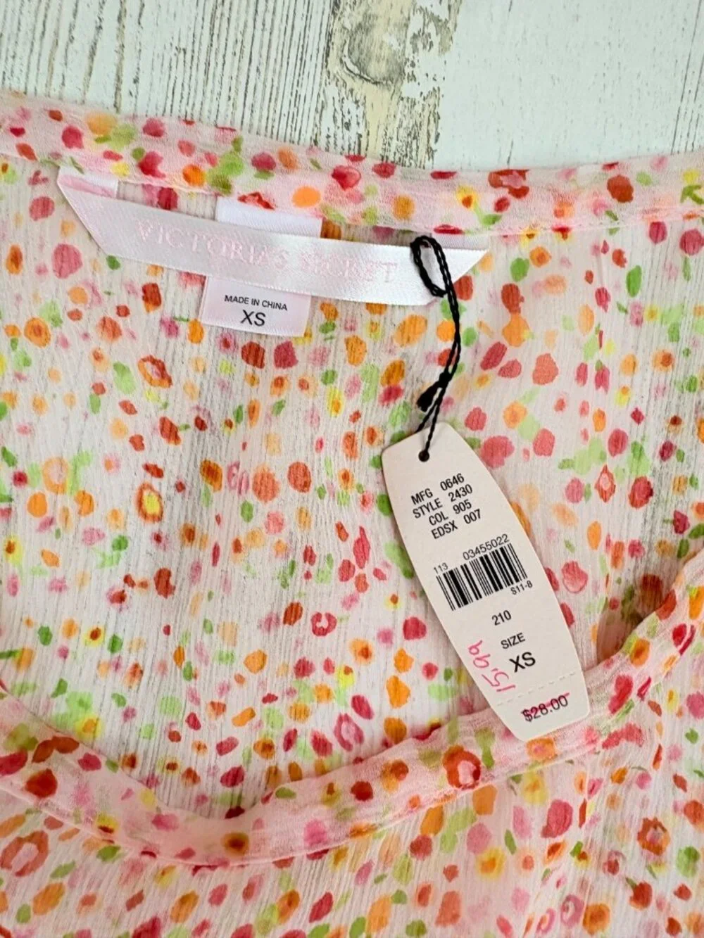 Vtg Victoria's Secret Lounge SET Pink Label Womens XS S Pants Top Robe NWT